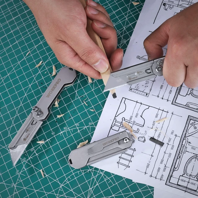 Alt view image 7 of 7 - 3-Pack Folding Utility Knife