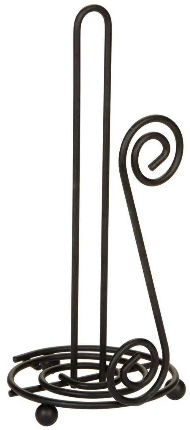 Main image of Diversified Scroll Paper Towel Holder, Black