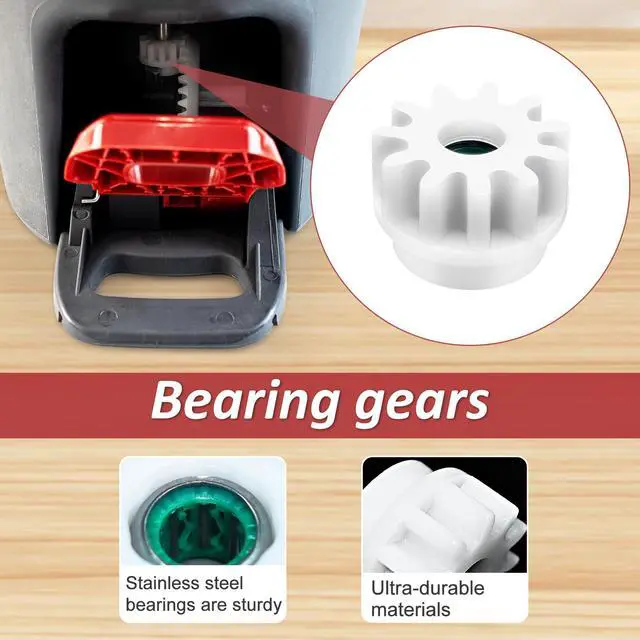 Alt view image 4 of 7 - Mop Heads Replacements for Ocedar, Mop Replace Heads for O Cedar, Spin Mops Replacement Head for O-Cedar Easywring 1-Tank System, Includes Microfiber Refills, Scrub Brush, Pedal Bearing Replacement
