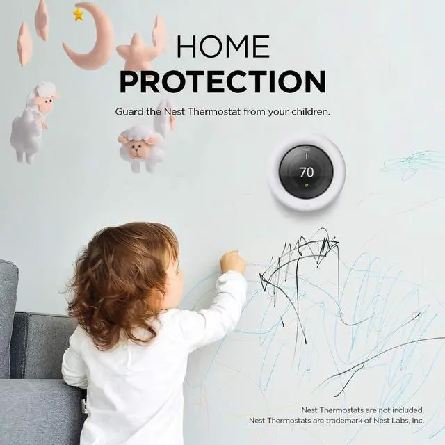 Alt view image 2 of 7 - Lock for Nest Learning Thermostat