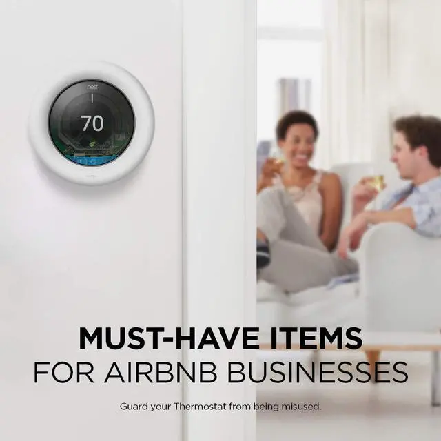 Alt view image 4 of 7 - Lock for Nest Learning Thermostat
