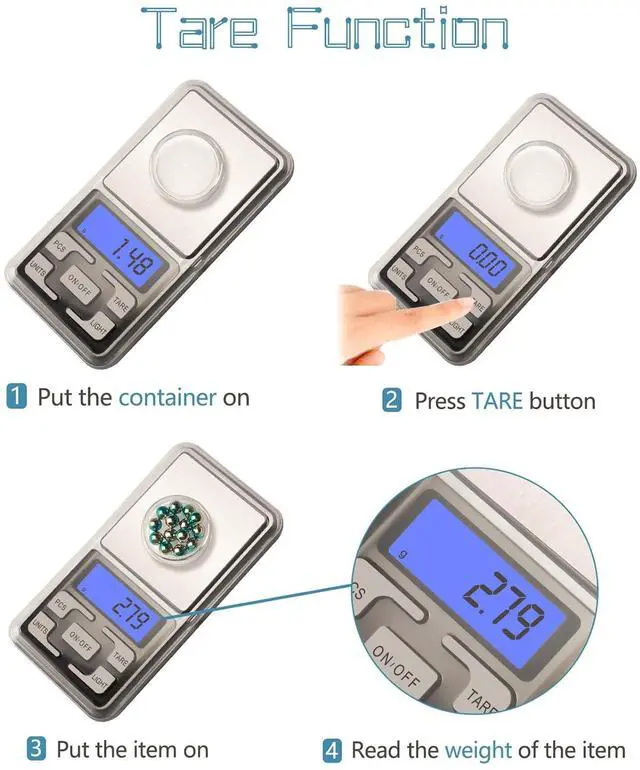 Alt view image 5 of 6 - Mini Electronic Scale for Resin Epoxy Measuring
