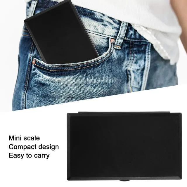 Alt view image 5 of 7 - Digital Pocket Scale Set,100 g 0.01 g Mini Scale Electronic Grams Scale with 1 g, 2 g, 5 g, 10 g, 20 g, 100 g Calibration Weight and Calibration Weight Tweezer for Food Jewelry, Totally 8 Pieces