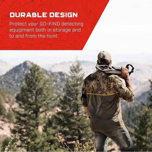 Alt view image 3 of 6 - GO-FIND Metal Detector Carry Bag with Pocket and Padded Shoulder Strap