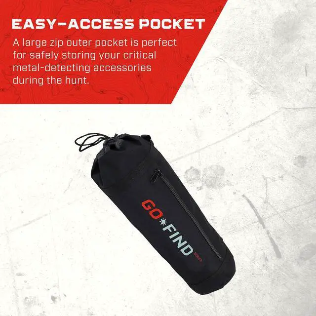 Alt view image 5 of 6 - GO-FIND Metal Detector Carry Bag with Pocket and Padded Shoulder Strap