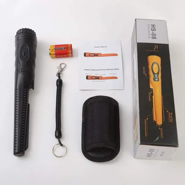 Alt view image 4 of 5 - Fully Waterproof Pinpoint Metal Detector Pinpointer 360° Search Pinpointing Finder Probe Treasure Hunting Tool Accessories for Adults and Kids (Three Mode)