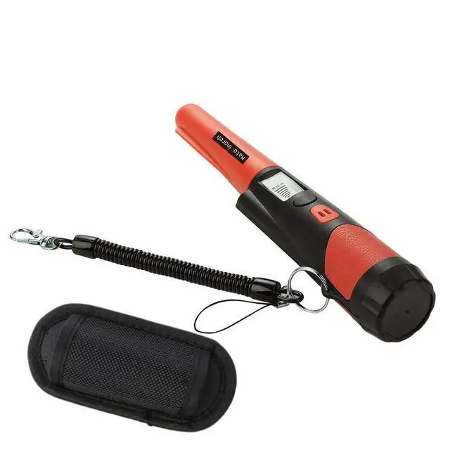 Alt view image 7 of 7 - Hand Metal Detector, High Sensitivity Metal Detector with LCD Display&Belt Holster,360°Scanning,All Metal Finder Locating Gold Coin Silver Jewelry Waterproof
