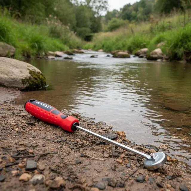 Alt view image 7 of 7 - Huntley Sweeper Magnet Magnetic Pickup Tool for Gold Panning & Black Sand Separation Handheld Prospecting Magnet (8 lb, 16 lb, 35 lb, 50 lb, or 75 lb)