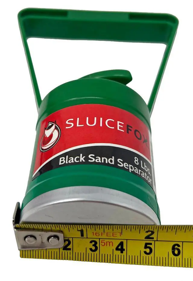 Alt view image 5 of 7 - Huntley Sweeper Magnet Magnetic Pickup Tool for Gold Panning & Black Sand Separation Handheld Prospecting Magnet (8 lb, 16 lb, 35 lb, 50 lb, or 75 lb)