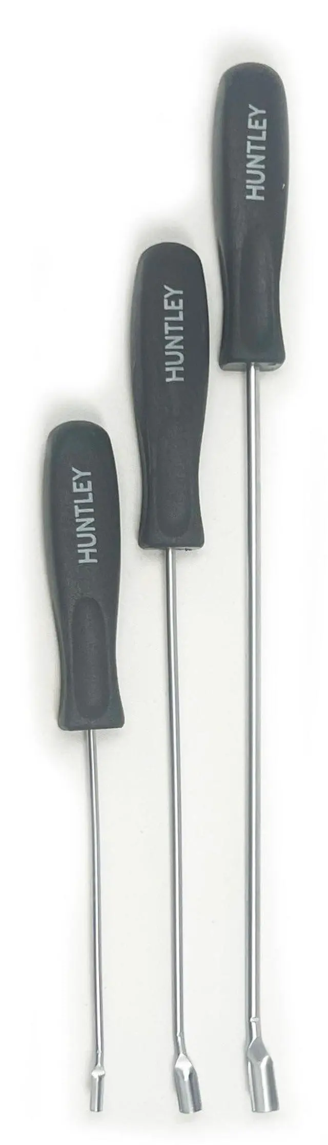 Alt view image 2 of 7 - Huntley Spoon Prospecting Crevice Tool Scoop Scraping Tool Gold panning Kits; Multiple Sizes of Heavy Duty Scraping Spoon pry bar paydirt Spoon tip 3 Pack Mini Huntley Spoon Set