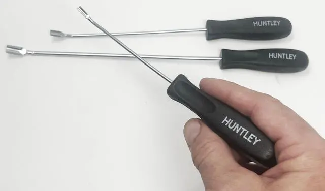 Alt view image 6 of 7 - Huntley Spoon Prospecting Crevice Tool Scoop Scraping Tool Gold panning Kits; Multiple Sizes of Heavy Duty Scraping Spoon pry bar paydirt Spoon tip 3 Pack Mini Huntley Spoon Set