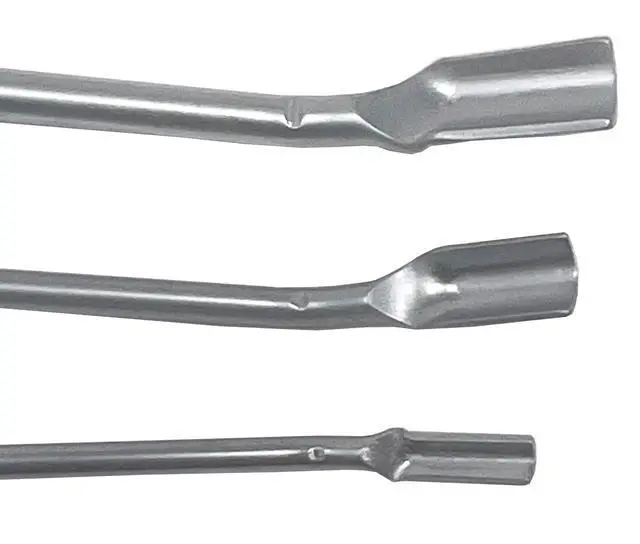 Alt view image 7 of 7 - Huntley Spoon Prospecting Crevice Tool Scoop Scraping Tool Gold panning Kits; Multiple Sizes of Heavy Duty Scraping Spoon pry bar paydirt Spoon tip 3 Pack Mini Huntley Spoon Set