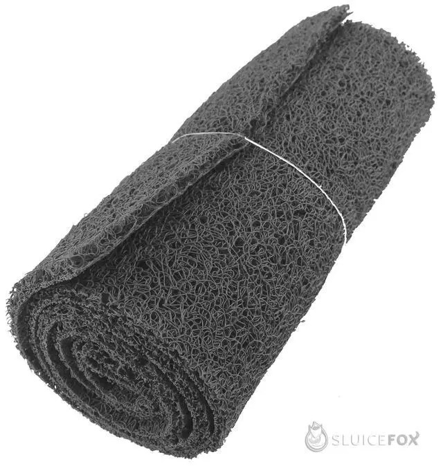 Alt view image 4 of 7 - Miners Moss Sluice Box Matting; Miner Moss Sluice Matting for Fluid Bed Sluice; Sluice Box mat - Gold Mining Equipment - Choose from Four Colors - 12x40 or 24x48 inch Size Gray 12"x40"