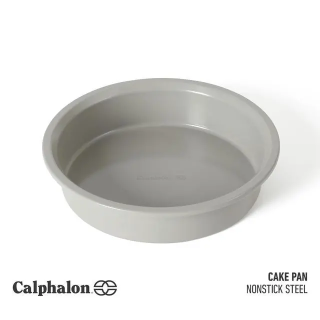 Alt view image 2 of 7 - Legacy 8 Inch Round Cake Pan, PFA Free Nonstick Bread Pan Bakeware, Heavy Gauge Steel Baking Dish for Even Heating, Oven Safe Round Baking Pan for Cakes, Brownies, Bread