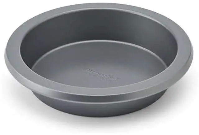 Main image of Nonstick Aluminized Steel Round Cake Pan, Dishwasher Safe, Contour Silver, 8 Inch