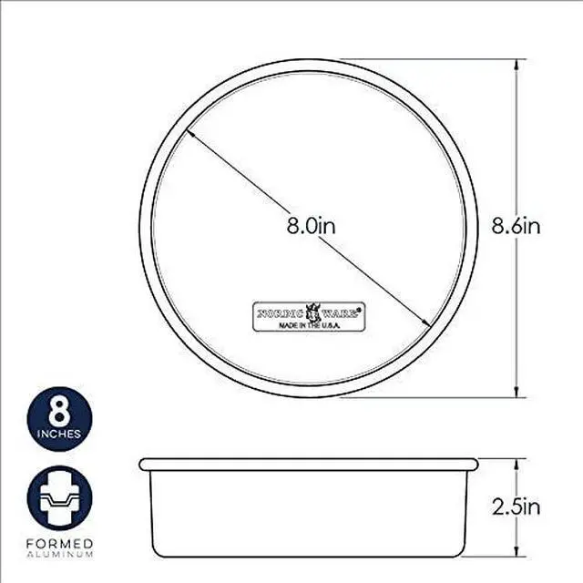 Alt view image 4 of 4 - Naturals Nonstick Round Cake Pan, 8-Inch