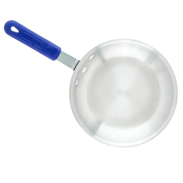 Alt view image 2 of 7 - Commercial-Grade Aluminium Fry Pan/Skillet, Natural Finish with Cool Touch Handle, 8"