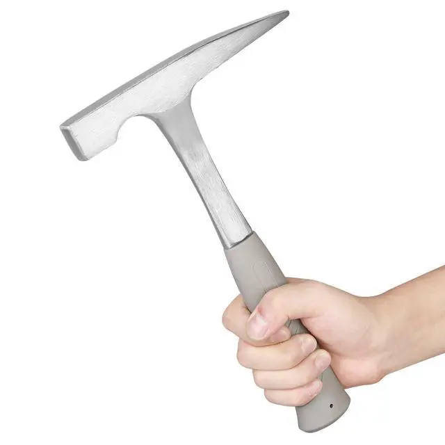 Alt view image 5 of 5 - 22-Ounce All Steel Rock Pick Hammer with Pointed Tip, 11-Inch Overall Length | Essential for Geological Study, Rock Hounding, Prospecting, Mining, Fossil Dig, Masonry Related and Much More