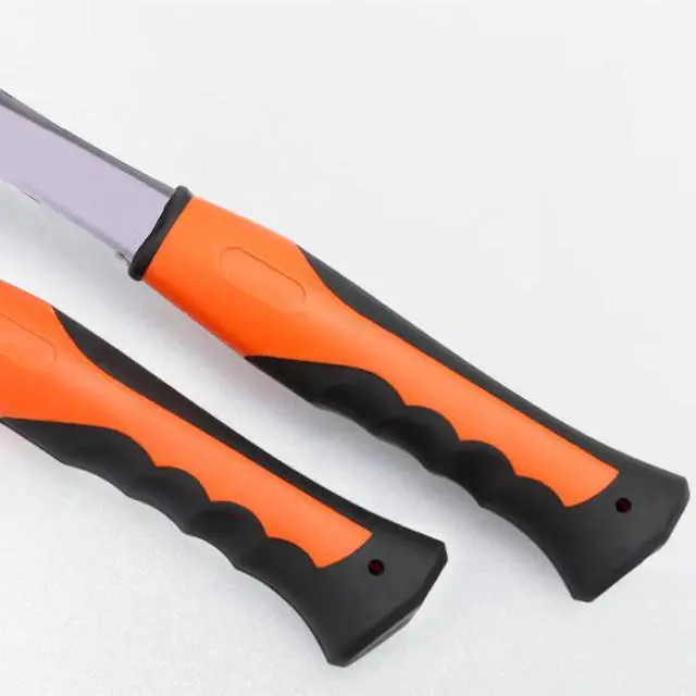 Alt view image 6 of 7 - Rock Pick,Forged Brick Hammer, Geologist Rock Pick, Mason's/Bricklayer's Hammer-28 oz Masonary Tool with Pointed Tip &Forged Steel Construction-Shock Reduction handle (point&flat)
