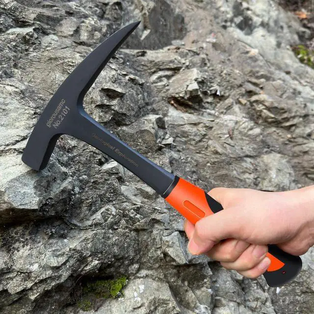 Alt view image 3 of 6 - Rock Pick - 28 oz Geological Hammer with Pointed Tip-Masonry Hammer-081624