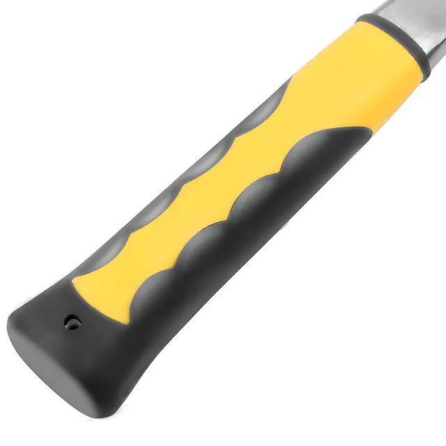 Alt view image 2 of 5 - 32oz 11.8 Inch Rock Pick Hammer With Skid Handle,All Steel Geologist Hammer, Drop Forged Masonry Hammer with Pointed Tip for Mining, 2lbs