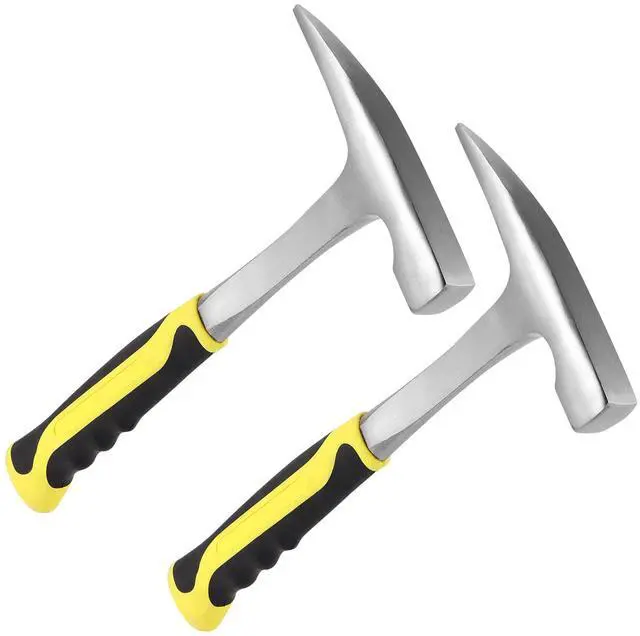 Main image of 2 PCS 32oz Rock Pick Hammer, 2LB Masonry Hammer with Pointed Tip for Geological, Camping