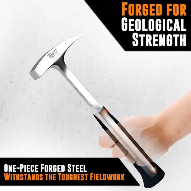 Alt view image 4 of 6 - Geologist Rock Pick Hammer 22oz Geology Tools for Field Work