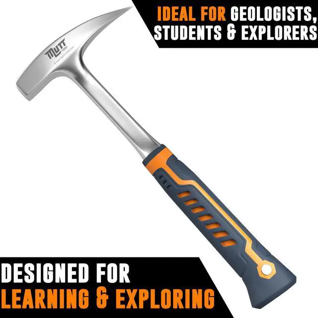 Alt view image 6 of 6 - Geologist Rock Pick Hammer 22oz Geology Tools for Field Work