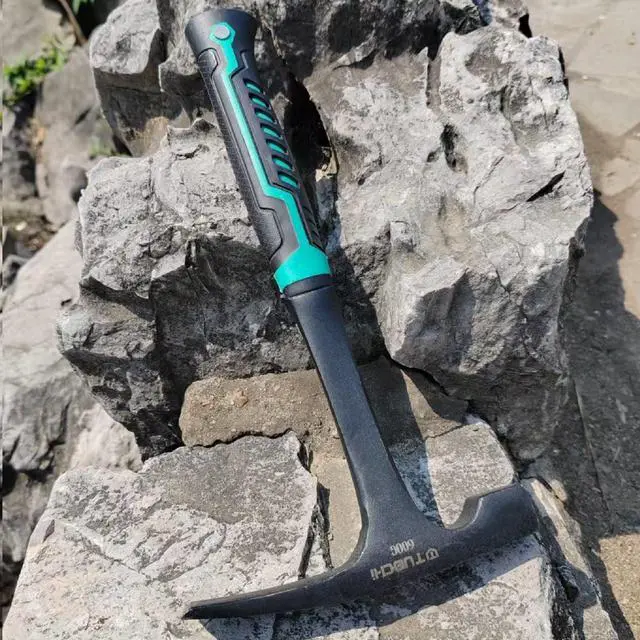 Alt view image 4 of 7 - BUSKPOK Rock Pick Hammer, 21 oz Chipping Brick Hammer with Rubber Grip for Geological Study and Rock Hounding