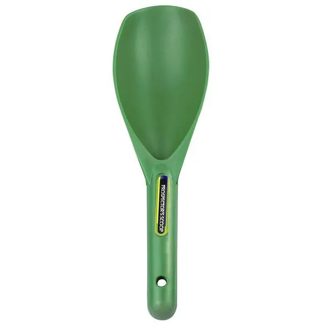 Alt view image 3 of 5 - Green Prospector's Scoop - 12.5" Heavy-Duty Plastic Tool for Metal Detecting, Gold Panning, Treasure Hunting, and Gardening