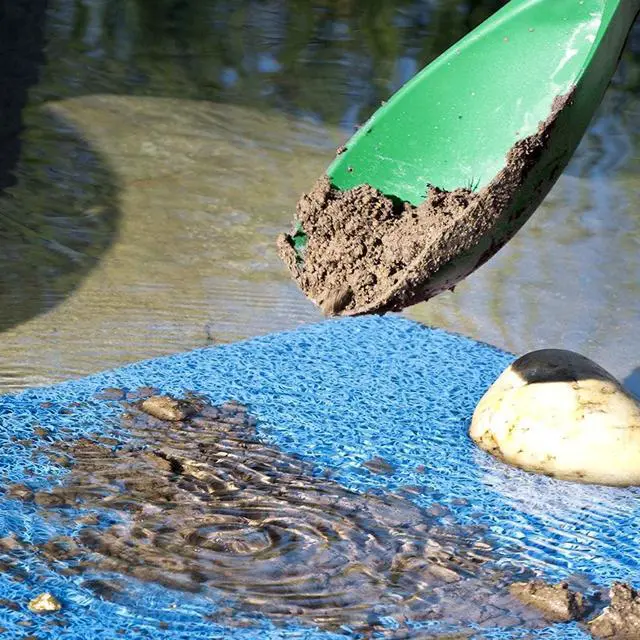Alt view image 4 of 5 - Green Prospector's Scoop - 12.5" Heavy-Duty Plastic Tool for Metal Detecting, Gold Panning, Treasure Hunting, and Gardening