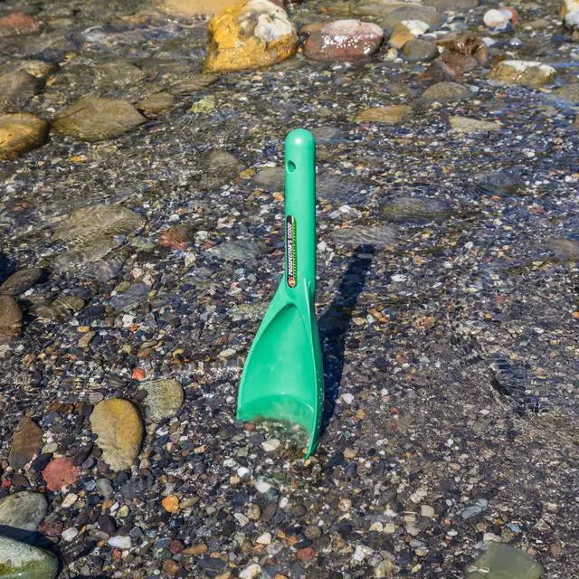 Alt view image 6 of 6 - 12.5 Inch Prospecting Large Sand Scoop Plastic Trowel for Metal Detector Gold Panning, Green