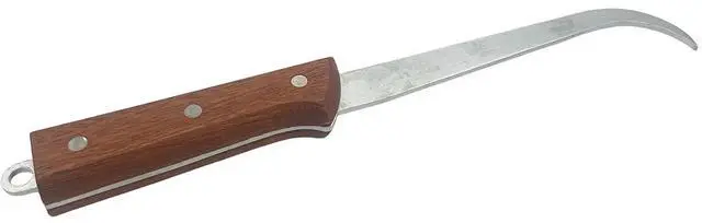 Alt view image 2 of 4 - Gold Prospecting & Treasure Hunting Diggers for Metal Detectorists & Rockhounds 11inch Wooden Handle Hooked Crevice Tools