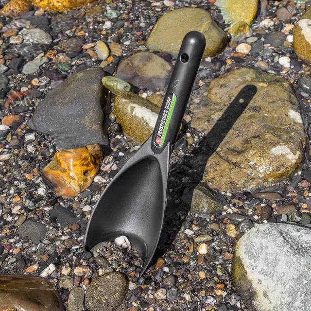 Alt view image 2 of 7 - 12.5 Inch Prospecting Large Sand Scoop Plastic Trowel for Metal Detector Gold Panning, Black