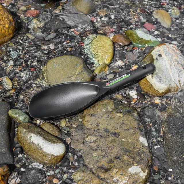 Alt view image 6 of 7 - 12.5 Inch Prospecting Large Sand Scoop Plastic Trowel for Metal Detector Gold Panning, Black