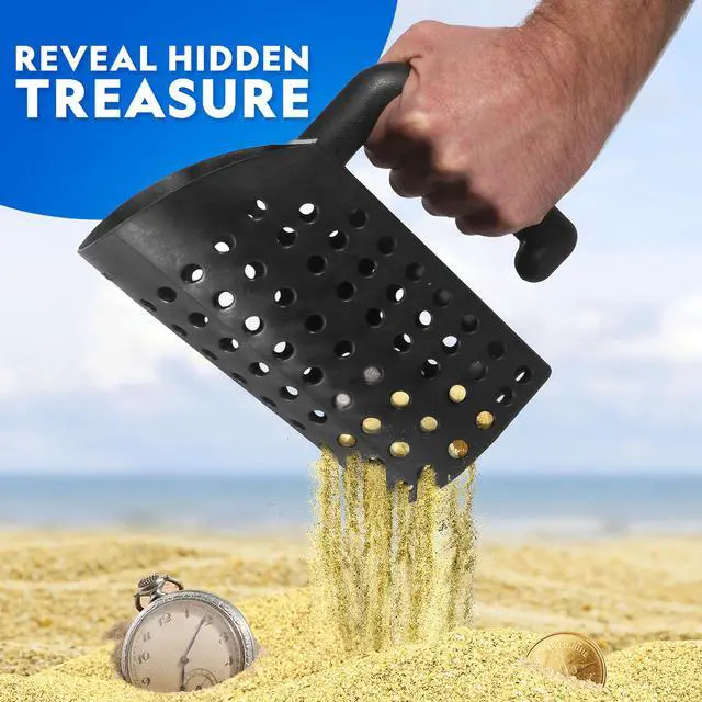 Alt view image 2 of 7 - National Geographic Metal Detector Sand Scoop and Shovel Tool Set