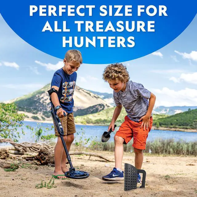 Alt view image 5 of 7 - National Geographic Metal Detector Sand Scoop and Shovel Tool Set