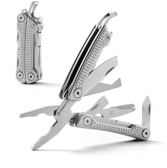 Main image of Multitool, 11-in-1 Mini EDC Multitool, Gifts for Men,Stainless Steel Multi Tool Pliers with Pocket Knife, Screwdrivers, Bottle Opener, Perfect for Outdoor, Camping, Survival, Repair