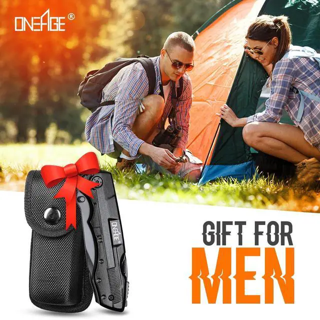 Alt view image 7 of 7 - Gifts for Men Him Dad, Pocket Multitool Knife, Christmas Stocking Stuffers for Men, Anniversary Birthday Gifts for Husband, Boyfriend, Guy, Groomsmen, Fathers Day, Gadget for Hiking, Camping, Outdoor