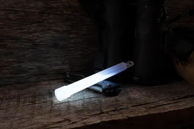 Alt view image 5 of 6 - White Emergency Glow Sticks - Premium 6 SnapLight Survival Glow Sticks with 8 Hour Duration for Use as Emergency Flares and Hiking Safety Gear (Bulk Pack of 10 Safety Glow Sticks)