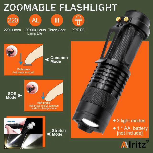 Alt view image 3 of 6 - 12-in-1 Survival Kit Compass Fire Starter for Camping Hiking