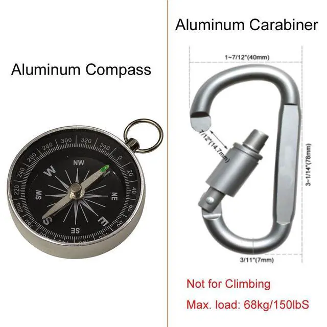 Alt view image 7 of 7 - Outdoor Survival Kit 7 in 1,Mini Emergency Survival Gear Small Camping Equipment Pocket Tool Gadgets Stocking Stuffers Ideal for Boys Kids Hiking