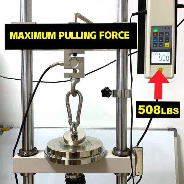 Alt view image 5 of 6 - Fishing Magnets with Countersunk Hole 2.36 inch 500LBS Pulling Force