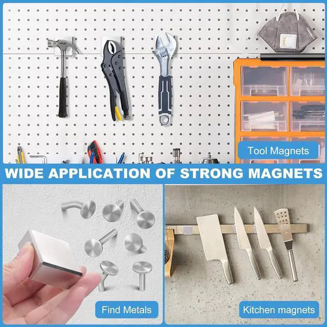 Alt view image 6 of 7 - Strong Magnets Heavy Duty Neodymium Rare Earth 40x40x20mm 1Pack