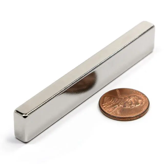 Alt view image 2 of 7 - (1-Piece) Grade N45 3x1/2x1/4 Neodymium Bar Magnet with 3M Foam Adhesive | Strong, Rectangle, Triple-Layer Coating, Rare Earth | Crafting, School Project, DYI, Science, Research