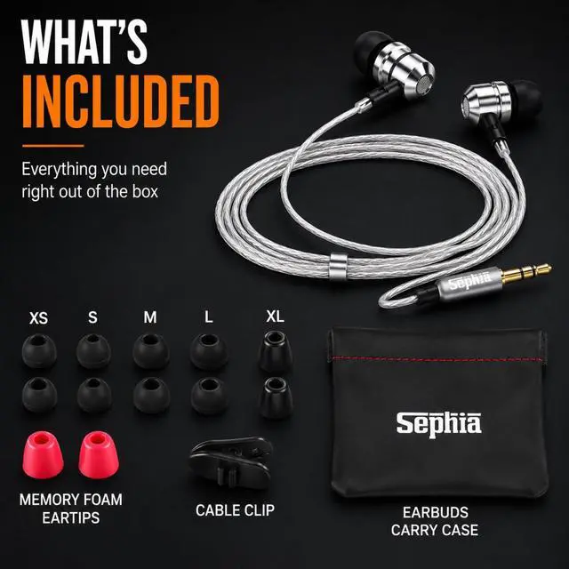Alt view image 5 of 7 - SP3060 Earbuds Wired in-Ear Headphones