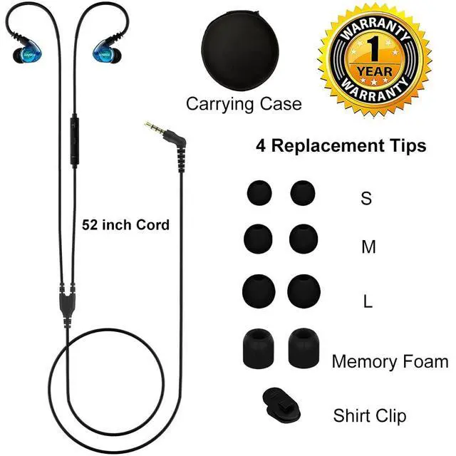 Alt view image 7 of 7 - Wired Over Ear Earbuds Headphones for Kids Women Small Ears Blue