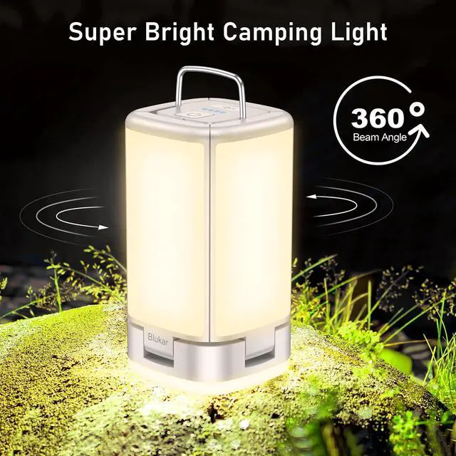 Alt view image 2 of 7 - 116 LED Camping Lantern Rechargeable, Super Bright Camping Lights