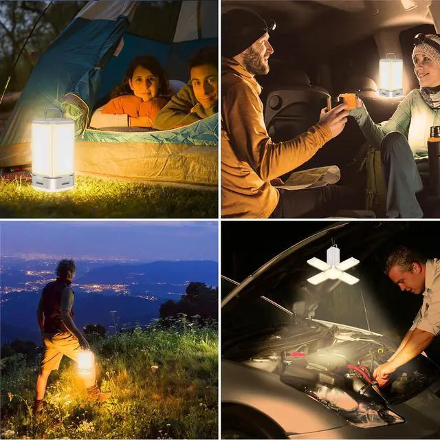 Alt view image 7 of 7 - 116 LED Camping Lantern Rechargeable, Super Bright Camping Lights