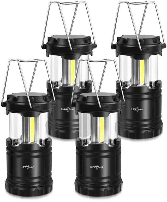 Main image of LED Camping Lantern, Battery Operated, 4 Pack